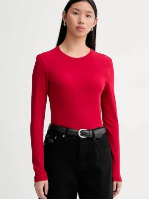 Marc O'Polo longsleeve bawełniany kolor czerwony 5000007488