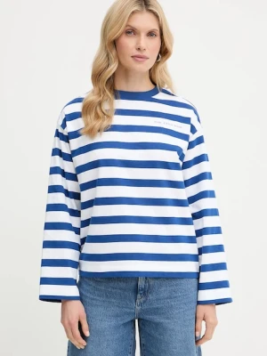 Marc O'Polo longsleeve bawełniany kolor granatowy 5000006526
