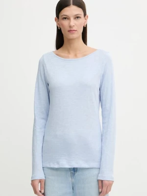 Marc O'Polo longsleeve bawełniany kolor niebieski 600226152199