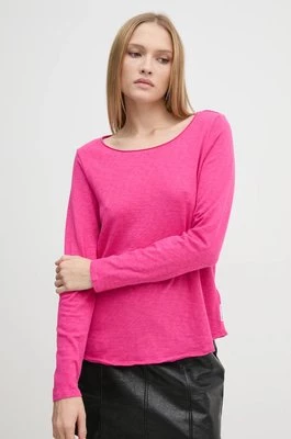 Marc O'Polo longsleeve bawełniany kolor różowy 5000006103