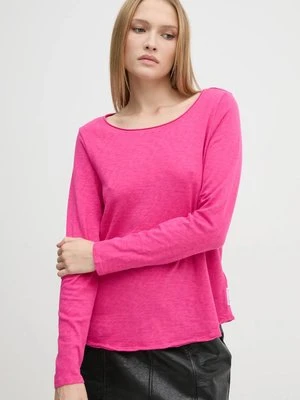 Marc O'Polo longsleeve bawełniany kolor różowy 5000006103