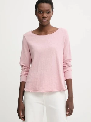 Marc O'Polo longsleeve bawełniany kolor różowy 5000009292