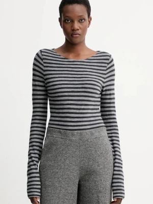 Marc O'Polo longsleeve bawełniany kolor szary M09219652597
