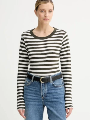 Marc O'Polo longsleeve bawełniany kolor zielony 5000007074