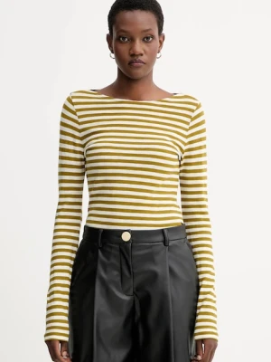 Marc O'Polo longsleeve bawełniany kolor zielony M09219652597