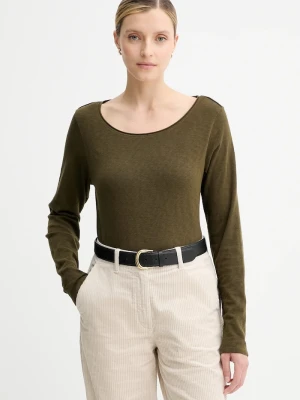 Marc O'Polo longsleeve bawełniany zielony