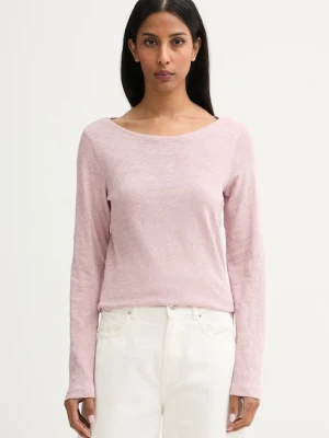 Marc O'Polo longsleeve damski bawełniany różowy