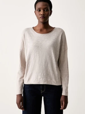 Marc O'Polo longsleeve damski bawełniany beżowy