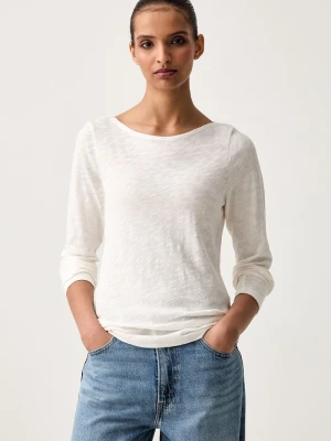 Marc O'Polo longsleeve damski bawełniany beżowy