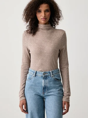 Marc O'Polo longsleeve damski bawełniany beżowy