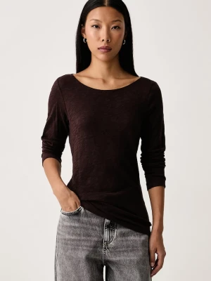 Marc O'Polo longsleeve damski bawełniany bordowy
