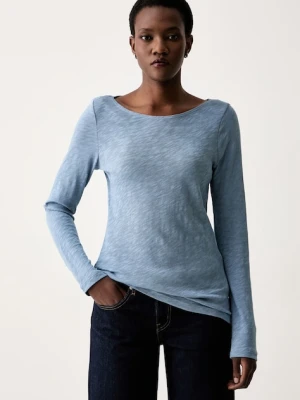 Marc O'Polo longsleeve damski bawełniany niebieski