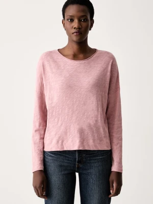 Marc O'Polo longsleeve damski bawełniany różowy