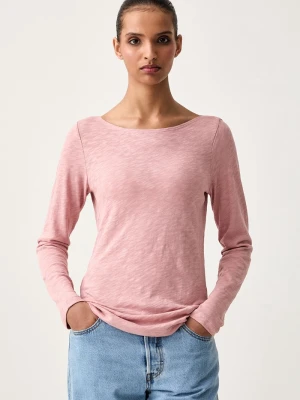 Marc O'Polo longsleeve damski bawełniany różowy