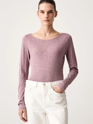 Marc O'Polo longsleeve damski bawełniany różowy