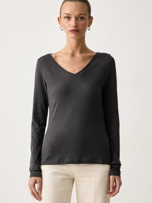 Marc O'Polo longsleeve damski bawełniany szary