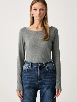 Marc O'Polo longsleeve damski bawełniany szary