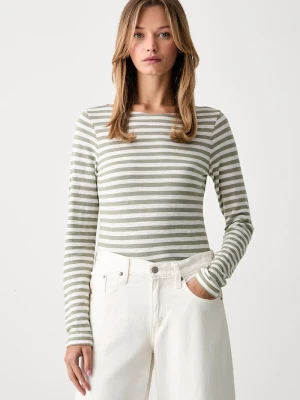 Marc O'Polo longsleeve damski bawełniany zielony