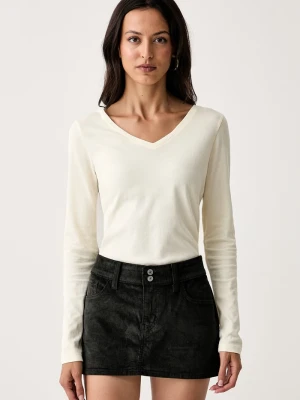 Marc O'Polo longsleeve damski bawełniany żółty