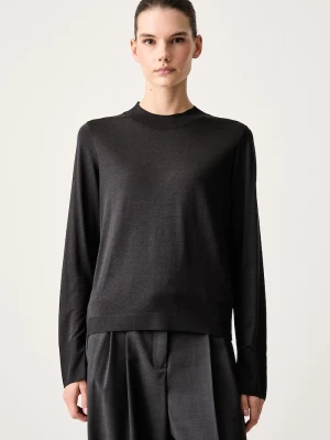 Marc O'Polo longsleeve damski z lyocellem szary