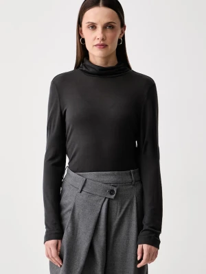 Marc O'Polo longsleeve damski z lyocellu szary