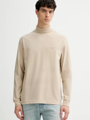 Marc O'Polo longsleeve kolor beżowy z nadrukiem 5000007921
