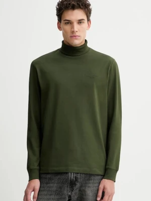 Marc O'Polo longsleeve kolor zielony z nadrukiem 5000007921