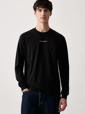Marc O'Polo longsleeve męski bawełniany czarny