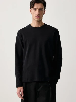 Marc O'Polo longsleeve męski bawełniany czarny
