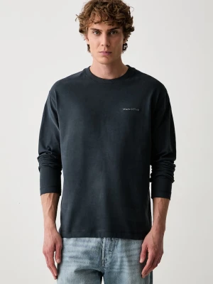 Marc O'Polo longsleeve męski bawełniany granatowy