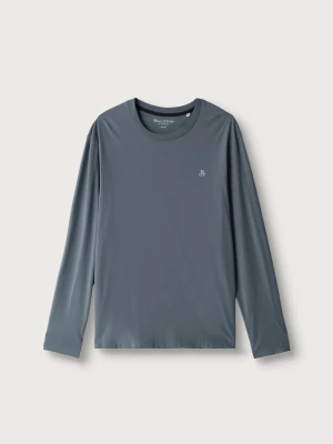 Marc O'Polo longsleeve męski bawełniany niebieski