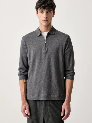 Marc O'Polo longsleeve męski bawełniany szary