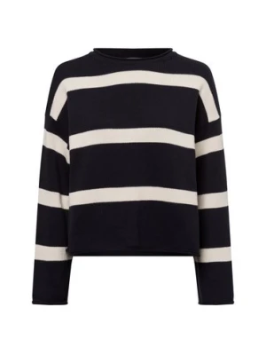 Marc O'Polo Marc O'Polo - Damski sweter z dzianiny Kobiety Bawełna niebieski|biały w paski,
