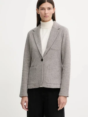 Marc O'Polo marynarka kolor beżowy jednorzędowa wzorzysta 511304458011