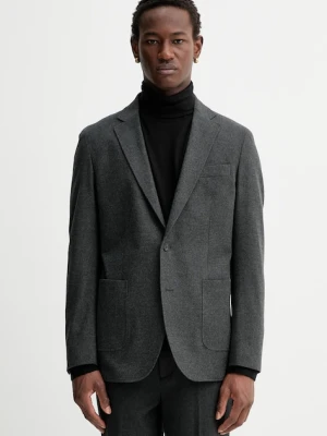 Marc O'Polo marynarka z dodatkiem wełny męska kolor szary 530022180112
