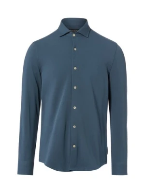 Marc O'Polo Męska koszula casual Mężczyźni Modern Fit Bawełna niebieski,