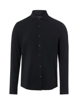 Marc O'Polo Męska koszula casual Mężczyźni Modern Fit Bawełna (100%) niebieski jednolity,