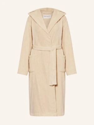 Marc O'polo Płaszcz Kąpielowy Damski Z Kapturem beige
