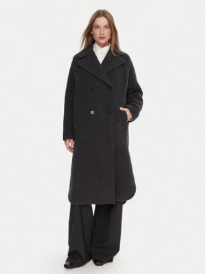 Marc O'Polo Płaszcz wełniany 508 0302 71151 Szary Relaxed Fit