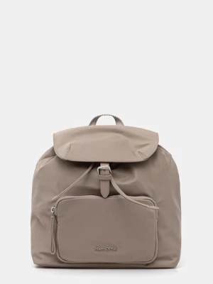 Marc O'Polo plecak damski kolor beżowy mały gładki 5000009130