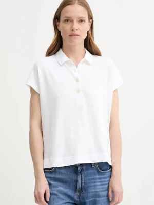 Marc O'Polo polo bawełniane damski kolor biały 516232153021