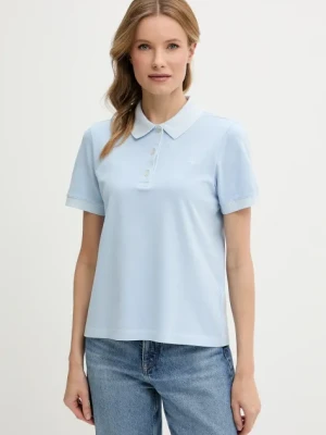 Marc O'Polo polo damski kolor niebieski 503237153013