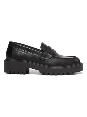 Marc O'Polo Shoes Skórzane mokasyny "Phia" w kolorze czarnym rozmiar: 42