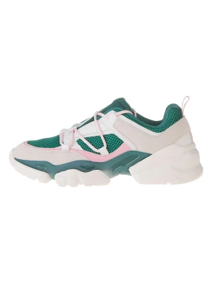 Marc O'Polo Shoes Skórzane sneakersy w kolorze zielono-kremowym rozmiar: 37