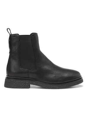 Marc O'Polo Shoes Skórzane sztyblety "Lotta" w kolorze czarnym rozmiar: 36