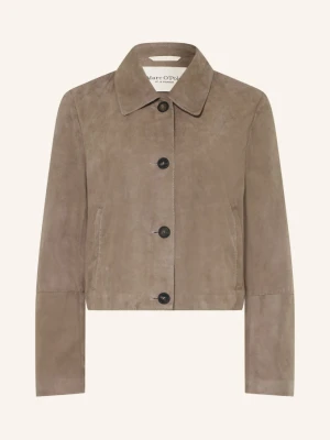 Marc O'polo Skórzana Koszula Wierzchnia beige