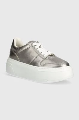 Marc O'Polo sneakersy skórzane kolor srebrny 40117043501134 NN2M3066