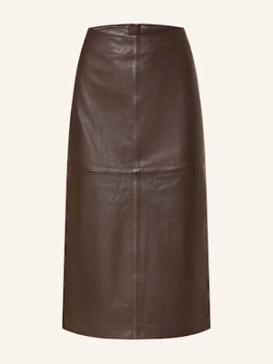 Marc O'polo Spódnica Skórzana braun