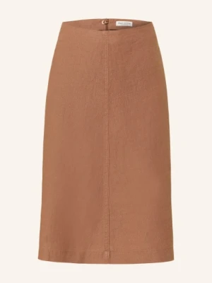 Marc O'polo Spódnica Z Lnu braun