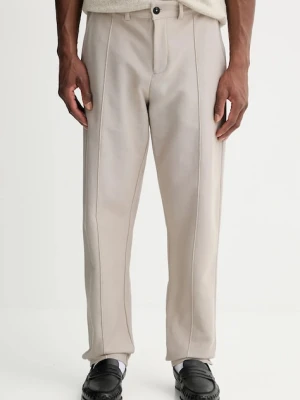 Marc O'Polo spodnie bawełniane męskie kolor beżowy proste 526301519002